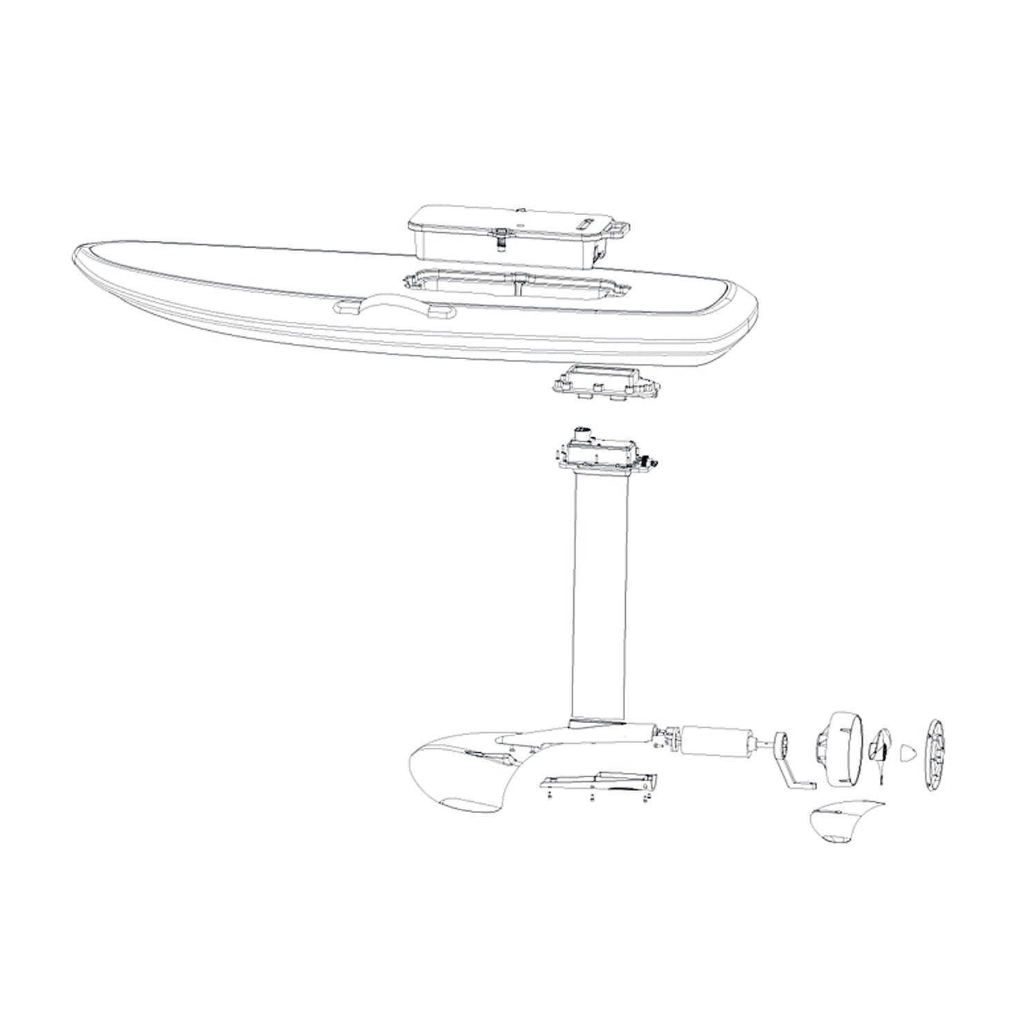 RUSH WAVE | Electric Hydrofoil Surfboard | Efoil | SY-0701